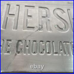 Antique 100+ Yr Old Hershey's 5lb Chocolate Mold Pan The Chocolate That is Pure