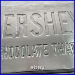 Antique 100+ Yr Old Hershey's 5lb Chocolate Mold Pan The Chocolate That is Pure