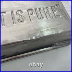 Antique 100+ Yr Old Hershey's 5lb Chocolate Mold Pan The Chocolate That is Pure