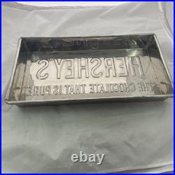 Antique 100+ Yr Old Hershey's 5lb Chocolate Mold Pan The Chocolate That is Pure
