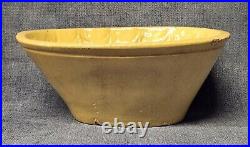 Antique 1800s Yellow Ware Stoneware Pottery Rabbit Mold Candy Jello mABK