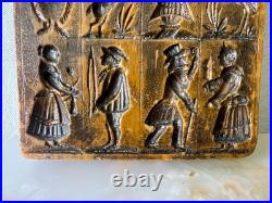 Antique 1850's GermanHand Carved Marzipan Wax Cookie Mold With 20 Pictures Antique 1850's GermanHand Carved Marzipan Wax Cookie Mold With 20 Pictures