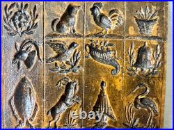 Antique 1850's GermanHand Carved Marzipan Wax Cookie Mold With 20 Pictures Antique 1850's GermanHand Carved Marzipan Wax Cookie Mold With 20 Pictures