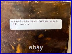 Antique 1850's GermanHand Carved Marzipan Wax Cookie Mold With 20 Pictures Antique 1850's GermanHand Carved Marzipan Wax Cookie Mold With 20 Pictures