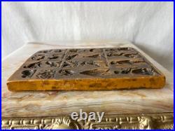 Antique 1850's GermanHand Carved Marzipan Wax Cookie Mold With 20 Pictures Antique 1850's GermanHand Carved Marzipan Wax Cookie Mold With 20 Pictures