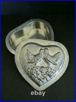 Antique 1934 Anton Reiche 6899 Heart Valentines Lovebird Box Chocolate Mold