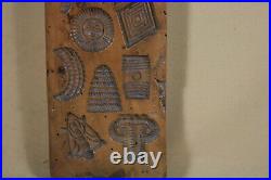 Antique 19th C Carved Dutch Cookie / Sugar / Marzipan / Chocolate Mold