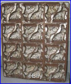 Antique 24 Section Rabbit Chocolate Mold Country Store Find