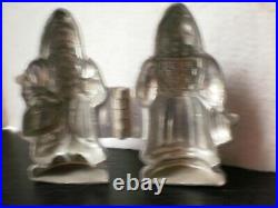 Antique 4'' METAL HINGED SANTA CLAUS Chocolate Candy Mold
