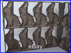 Antique 8 Rabbits Chocolate Mold
