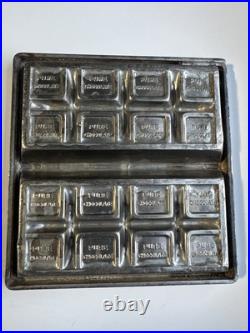 Antique A. M. New York Candy Mold Pure Chocolate Bar Mold 7x6.5 Vintage AMC Antique A. M. New York Candy Mold Pure Chocolate Bar Mold 7x6.5 Vintage AMC