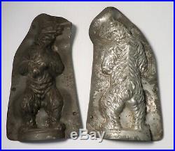 Antique ANTON REICHE Chocolate Mold Russian Bear Standing with Harness on Nose 10