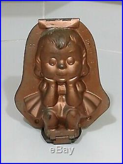 Antique ANTON REICHE DRESDEN 20533 SITTING GIRL Vintage CHOCOLATE MOLD Mould