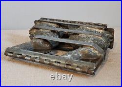 Antique ANTON REICHE Hinged Chocolate Mold # 27360 2 @ 6 1/2 Bunnies