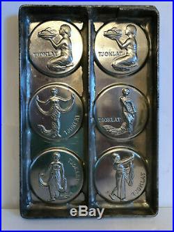 Antique ANTON REICHE TJOKLAT DANCERS Chocolate Mold. Famous Dutch Chocolate