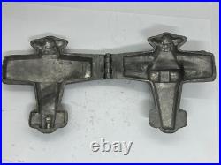Antique Airplane Plane #1132 Pewter Chocolate Candy Ice Cream Mold