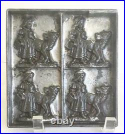 Antique Anton Reiche 4320 Red Riding Hood Wolf Flat Chocolate Mold