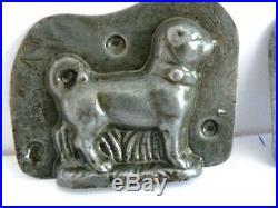 Antique Anton Reiche 6881 Standing Pug Dog Chocolate Mold