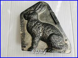 Antique Anton Reiche Dresden Classic Chocolate Easter Bunny 8 Mold