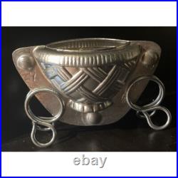 Antique Anton Reiche Dresden Easter Basket Chocolate Mold #32645