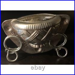 Antique Anton Reiche Dresden Easter Basket Chocolate Mold #32645