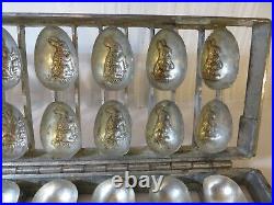 Antique Anton Reiche Dresden Large Hinged Easter Egg Chocolate Mold