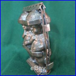 Antique Anton Reiche Hinged Chocolate Mold Mould Baby Dolls Marked TC Weygandt