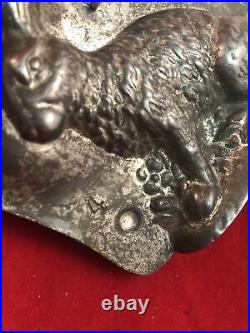 Antique Anton Reiche Metal Rabbit Bunny Chocolate Mold 6251 Made in Germany