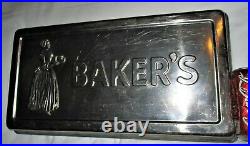 Antique Bakers Chocolate Mold Cocoa Employee Award Baking Pan Tray Advertising