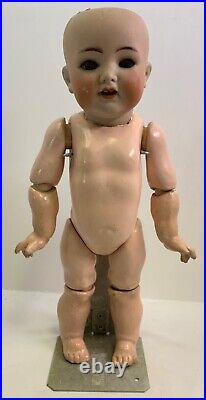 Antique Bisque Doll KR Simon Halbig 127 Toddler Compo Body 14 1/2