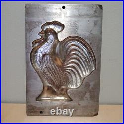 Antique Bodderas Erndtebruck Germany Mold #4252 ROOSTER Chocolate MOLD 14 X 9.5