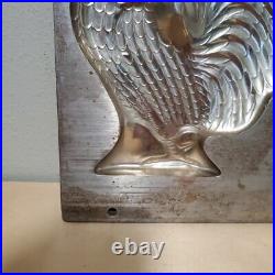 Antique Bodderas Erndtebruck Germany Mold #4252 ROOSTER Chocolate MOLD 14 X 9.5