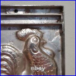 Antique Bodderas Erndtebruck Germany Mold #4252 ROOSTER Chocolate MOLD 14 X 9.5