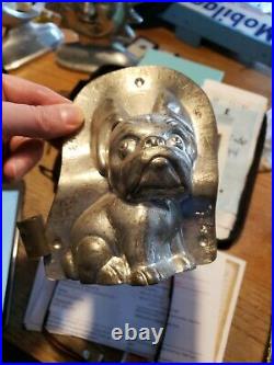 Antique Boston Terrier French Bulldog Anton reiche Chocolate Mold