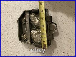 Antique Bunny Chocolate Mold Heavy Hinged With Clasp