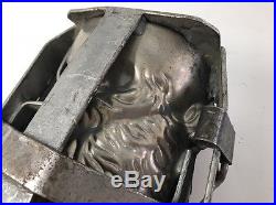 Antique Bunny Rabbit Chocolate Mold Large Easter Candy Making Tall 14 Basket