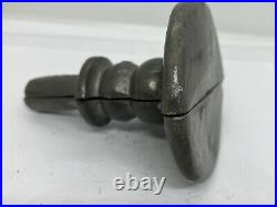 Antique Candlestick #932 Pewter Chocolate Candy Ice Cream Mold