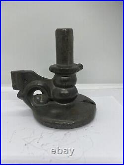 Antique Candlestick #932 Pewter Chocolate Candy Ice Cream Mold