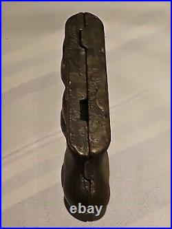 Antique Cast Iron Candy Mold, Figural Chicken or Rooster Stamped 108 free ship