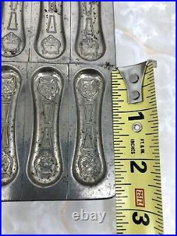 Antique Cat Tongues Chocolate Mold 1920's
