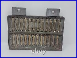 Antique Cat Tongues Chocolate Mold 24 Molds