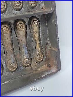 Antique Cat Tongues Chocolate Mold 24 Molds