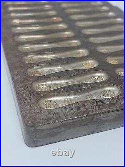 Antique Cat Tongues Chocolate Mold 24 Molds