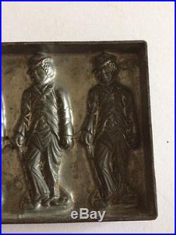 Antique Charlie Chaplin Heavy Metal Chocolate/Candy Mould