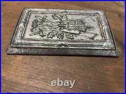 Antique Chocolate Bar Mold Mould Anton Reiche, Germany Coat of Arms Tin