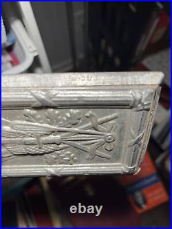 Antique Chocolate Bar Mold Mould Anton Reiche, Germany Coat of Arms Tin