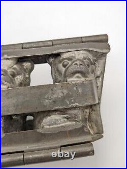 Antique Chocolate Candy Mold Bulldogs Anton Reiche Weygandt