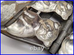 Antique Chocolate Candy Mold Bulldogs Anton Reiche Weygandt