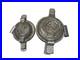 Antique-Chocolate-Candy-Molds-Birds-Nest-Metal-Primitive-2-Pc-Set-of-2-80-60-01-pc