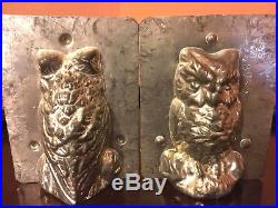 Antique Chocolate Mold Antique Halloween -4 1/2 Eppelsheimer Owl 8083 RARE B2